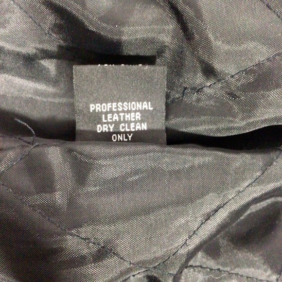 Back Bay Leather Design Black Suede Leather Jacket - Size Large - Picture 10 of 10